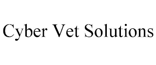 CYBER VET SOLUTIONS