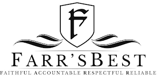 F FARR'S BEST FAITHFUL ACCOUNTABLE RESPECTFUL RELIABLE