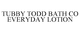 TUBBY TODD BATH CO EVERYDAY LOTION