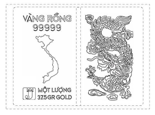 VANG RONG 99999 MOT LUONG 37.5 GR GOLD