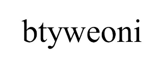 BTYWEONI