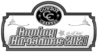 COWBOY CHANNEL CC COWBOY CHRISTMAS IT'S ALL HERE 2021