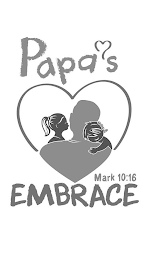 PAPA'S EMBRACE MARK 10:16