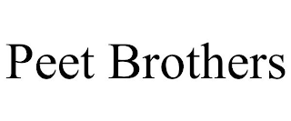 PEET BROTHERS