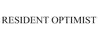 RESIDENT OPTIMIST