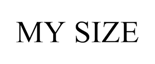 MY SIZE