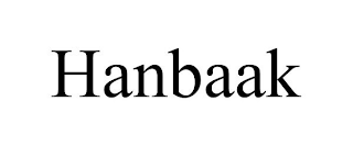 HANBAAK