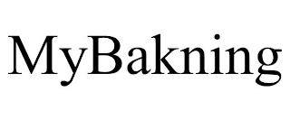 MYBAKNING