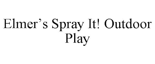 ELMER'S SPRAY IT! OUTDOOR PLAY