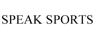 SPEAK SPORTS