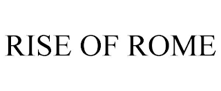 RISE OF ROME