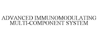 ADVANCED IMMUNOMODULATING MULTI-COMPONENT SYSTEM