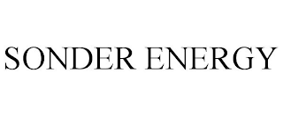 SONDER ENERGY