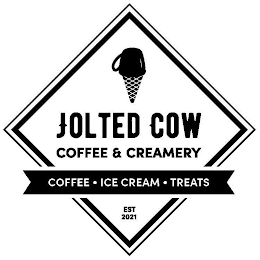 JOLTED COW COFFEE & CREAMERY COFFEE · ICE CREAM · TREATS EST 2021