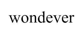 WONDEVER