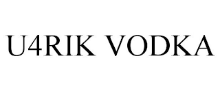 U4RIK VODKA