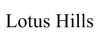 LOTUS HILLS