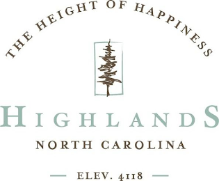 THE HEIGHT OF HAPPINESS, HIGHLANDS NORTH CAROLINA ELEV. 4118