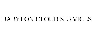 BABYLON CLOUD SERVICES