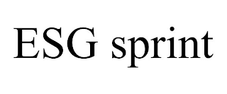ESG SPRINT