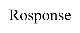 ROSPONSE