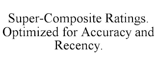 SUPER-COMPOSITE RATINGS. OPTIMIZED FOR ACCURACY AND RECENCY.