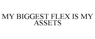 MY BIGGEST FLEX IS MY ASSETS