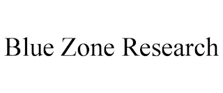 BLUE ZONE RESEARCH