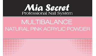 MIA SECRET PROFESSIONAL NAIL SYSTEM MULTIBALANCE NATURAL PINK ACRYLIC POWDER