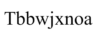 TBBWJXNOA