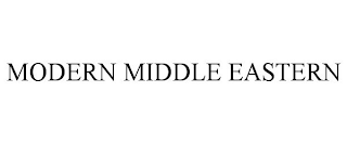 MODERN MIDDLE EASTERN