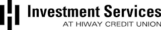 INVESTMENT SERVICES AT HIWAY CREDIT UNION