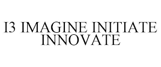 I3 IMAGINE INITIATE INNOVATE