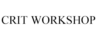 CRIT WORKSHOP