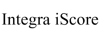 INTEGRA ISCORE