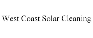 WEST COAST SOLAR CLEANING