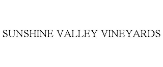 SUNSHINE VALLEY VINEYARDS