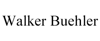 WALKER BUEHLER