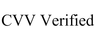 CVV VERIFIED