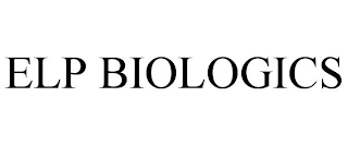 ELP BIOLOGICS