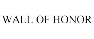 WALL OF HONOR
