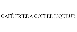 CAFÉ FRIEDA COFFEE LIQUEUR