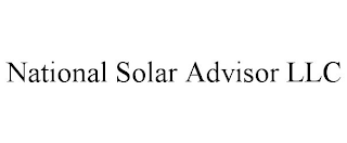 NATIONAL SOLAR ADVISOR LLC