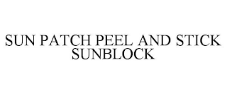 SUN PATCH PEEL AND STICK SUNBLOCK