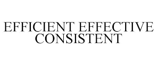 EFFICIENT EFFECTIVE CONSISTENT