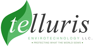 TELLURIS ENVIROTECHNOLOGY LLC. PROTECTING WHAT THE WORLD SOWS