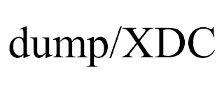 DUMP/XDC