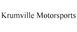 KRUMVILLE MOTORSPORTS