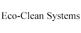 ECO-CLEAN SYSTEMS
