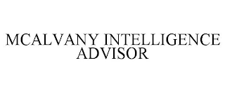 MCALVANY INTELLIGENCE ADVISOR